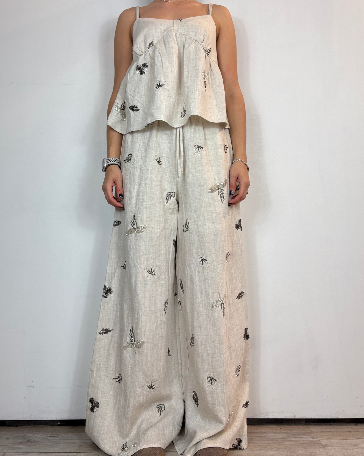 Completo Ricamo Lino Gianni Lupo Woman