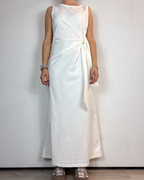 Abito Nodo Panna Olivia Grey