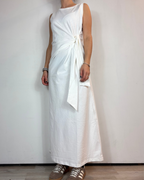 Abito Nodo Panna Olivia Grey