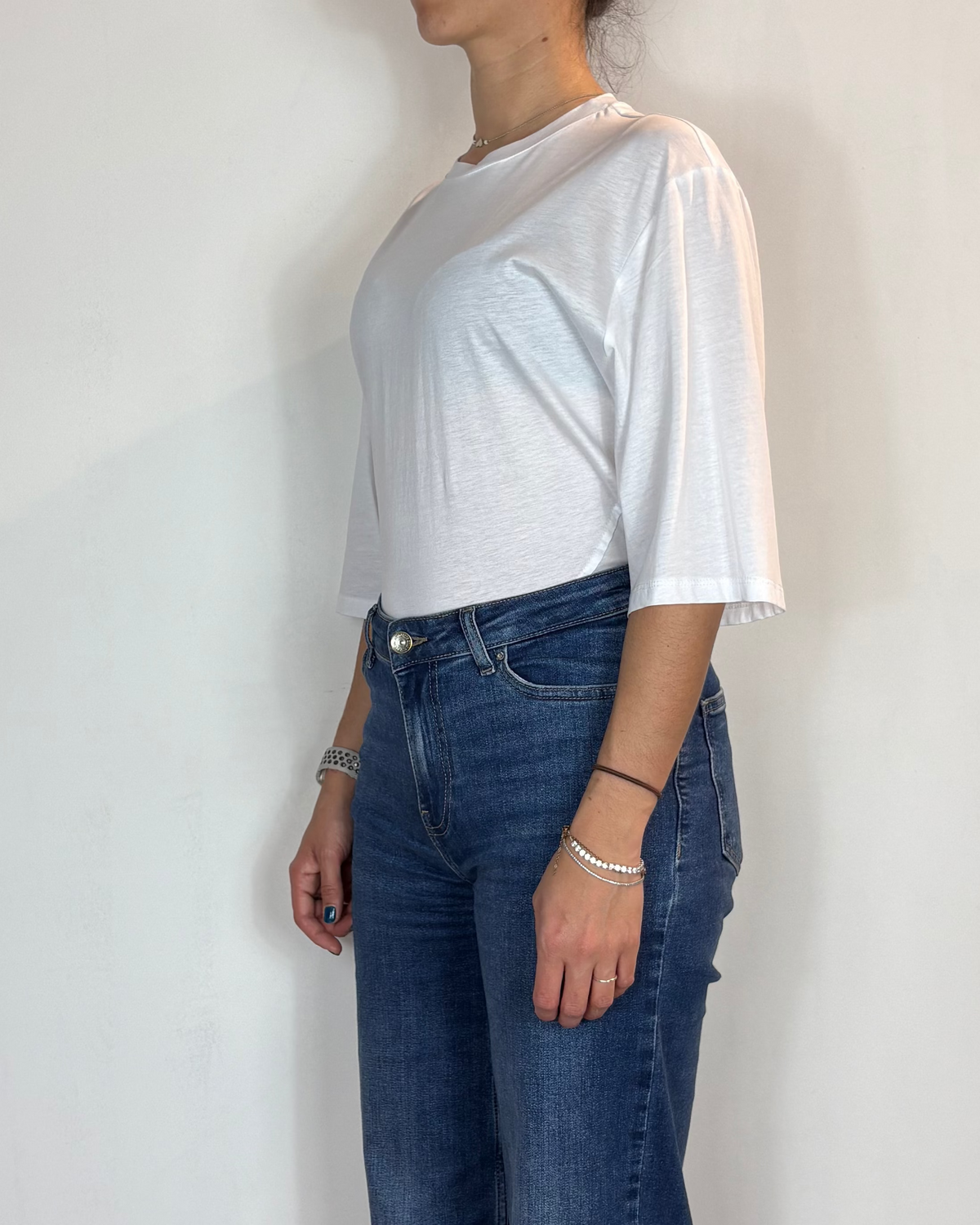 T-Shirt Body Bianca Over-D Woman