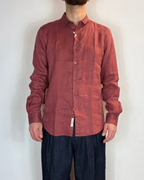 Camicia Rosso India Lino Gianni Lupo