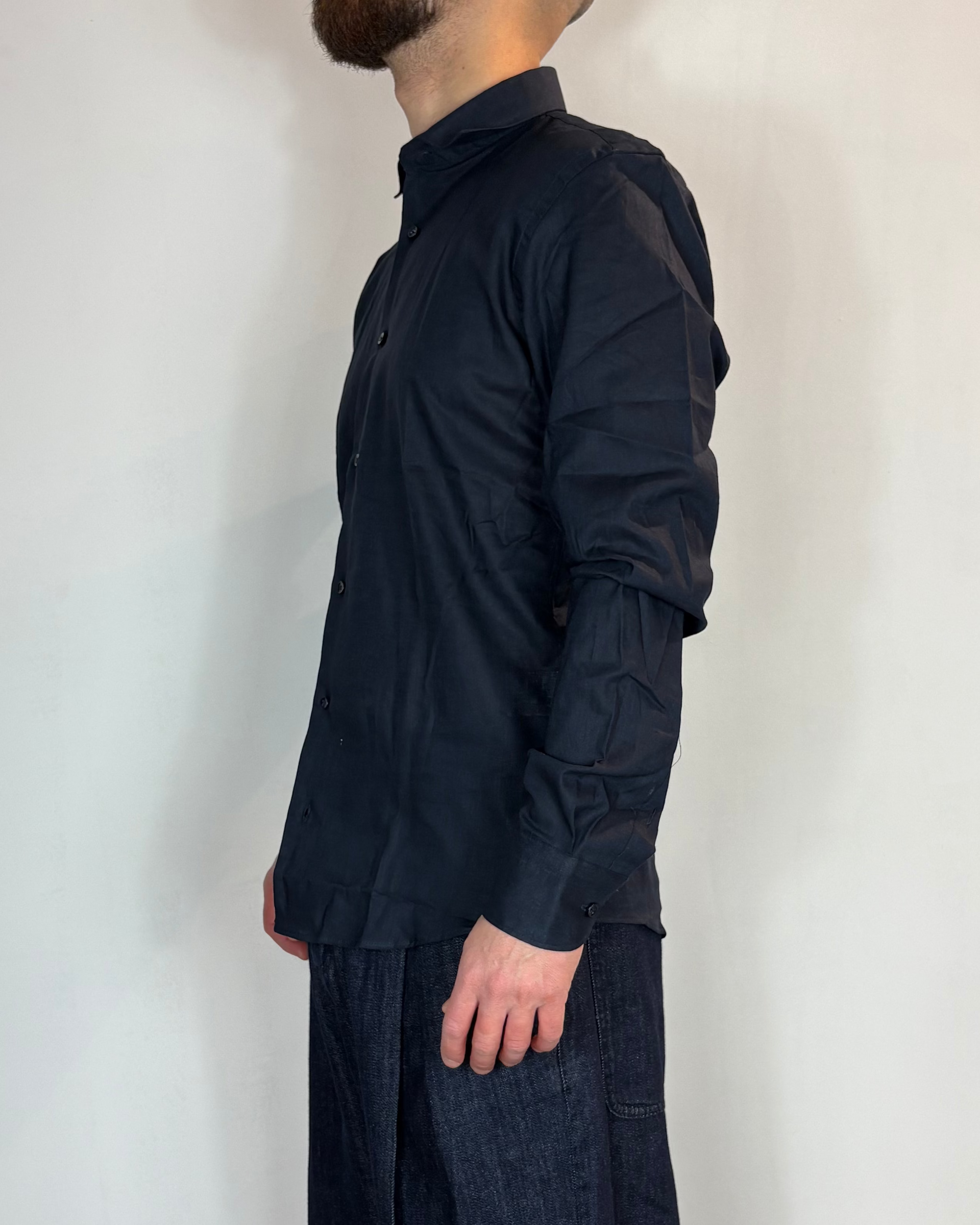 Camicia Blu Lino Telamira