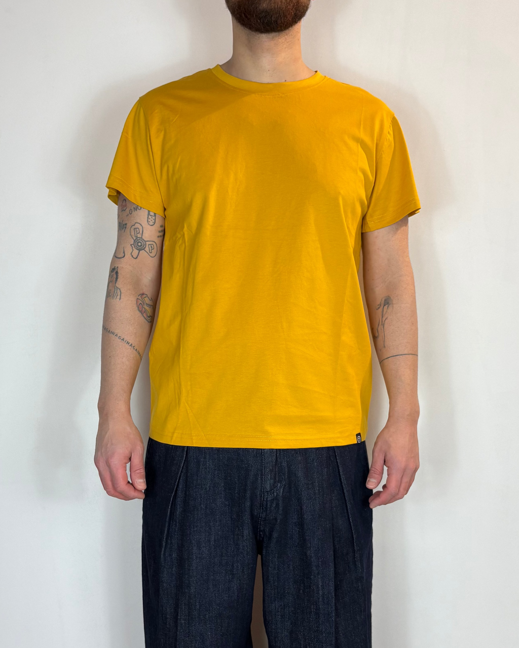 T-shirt Basic Senape Telamira