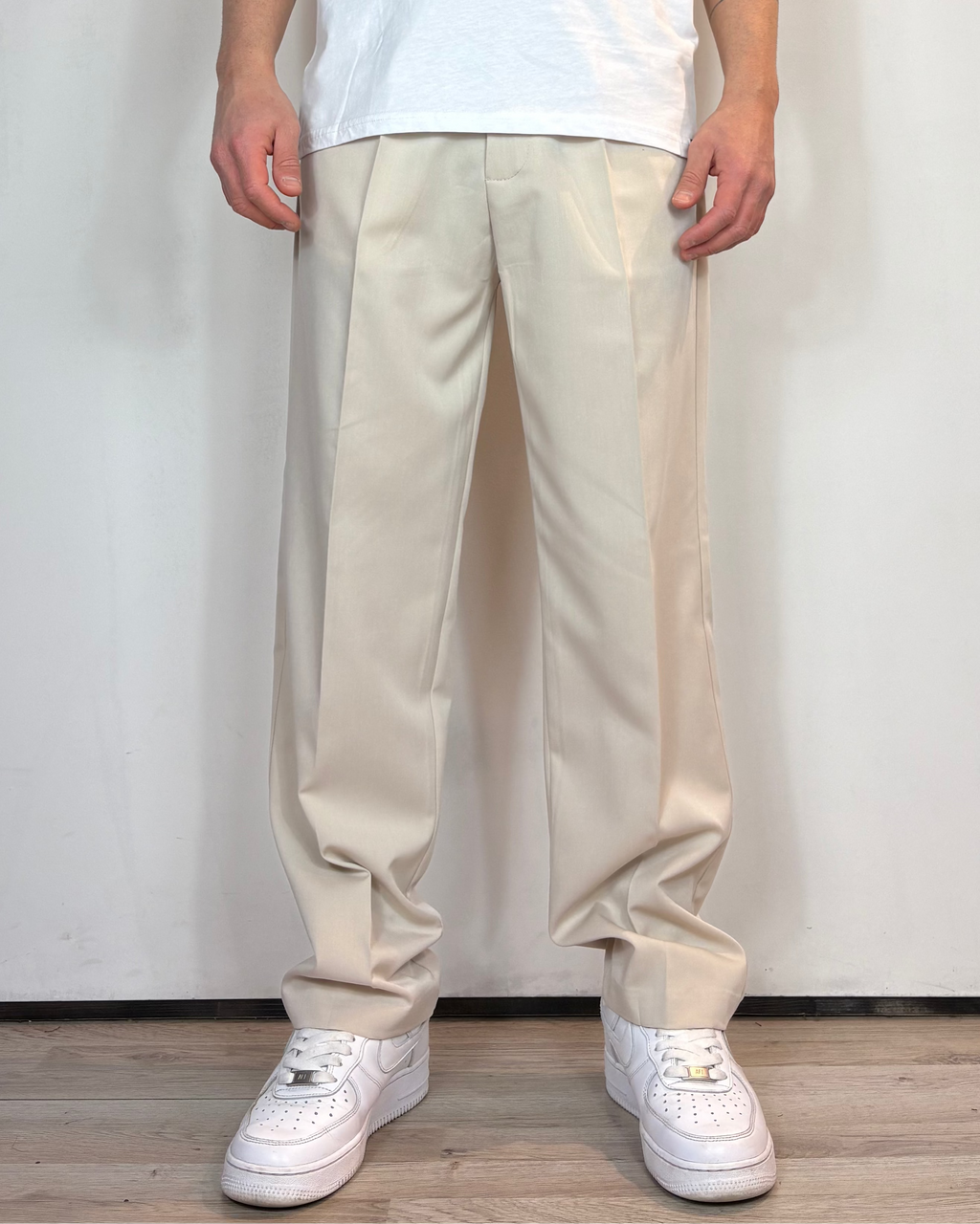 Pantalone Palazzo Beige Telamira