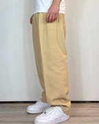 Pantalone Over Misto Lino Beige Telamira