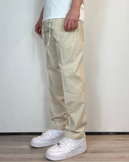 Pantalone Lino Coulisse Beige Telamira