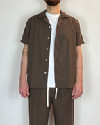 Camicia Mezza Manica Toppa Over-D