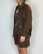 Giubbino Over Cocoa Over-D Woman