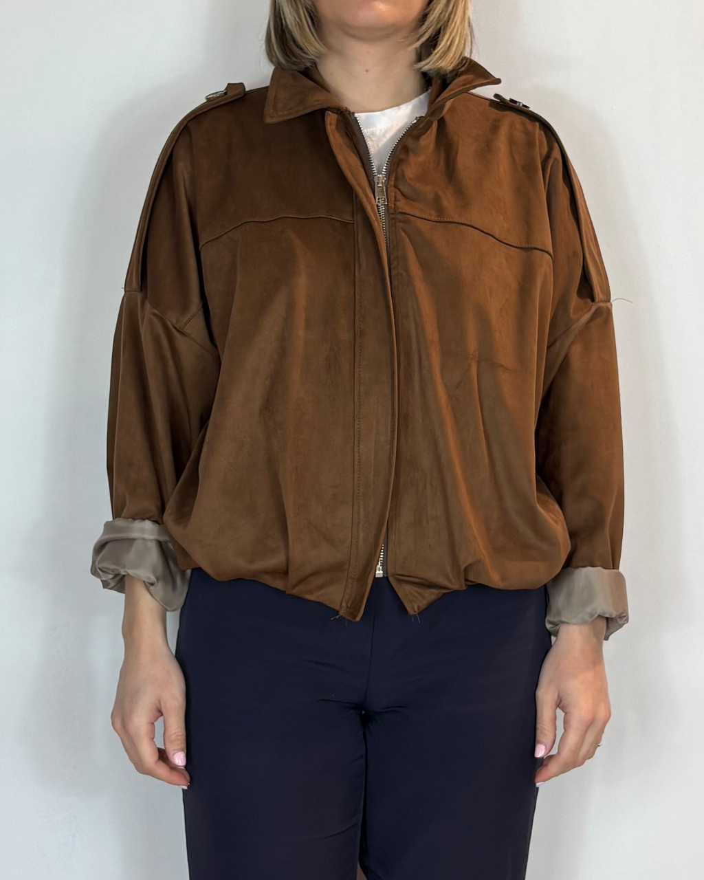 Bomber Ecocamoscio Saiph