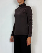 Maglia Lupetto Viscosa Moro Olivia Grey
