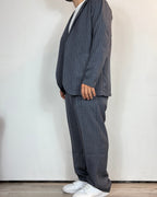 Pantalone Palazzo Gessato Over-D