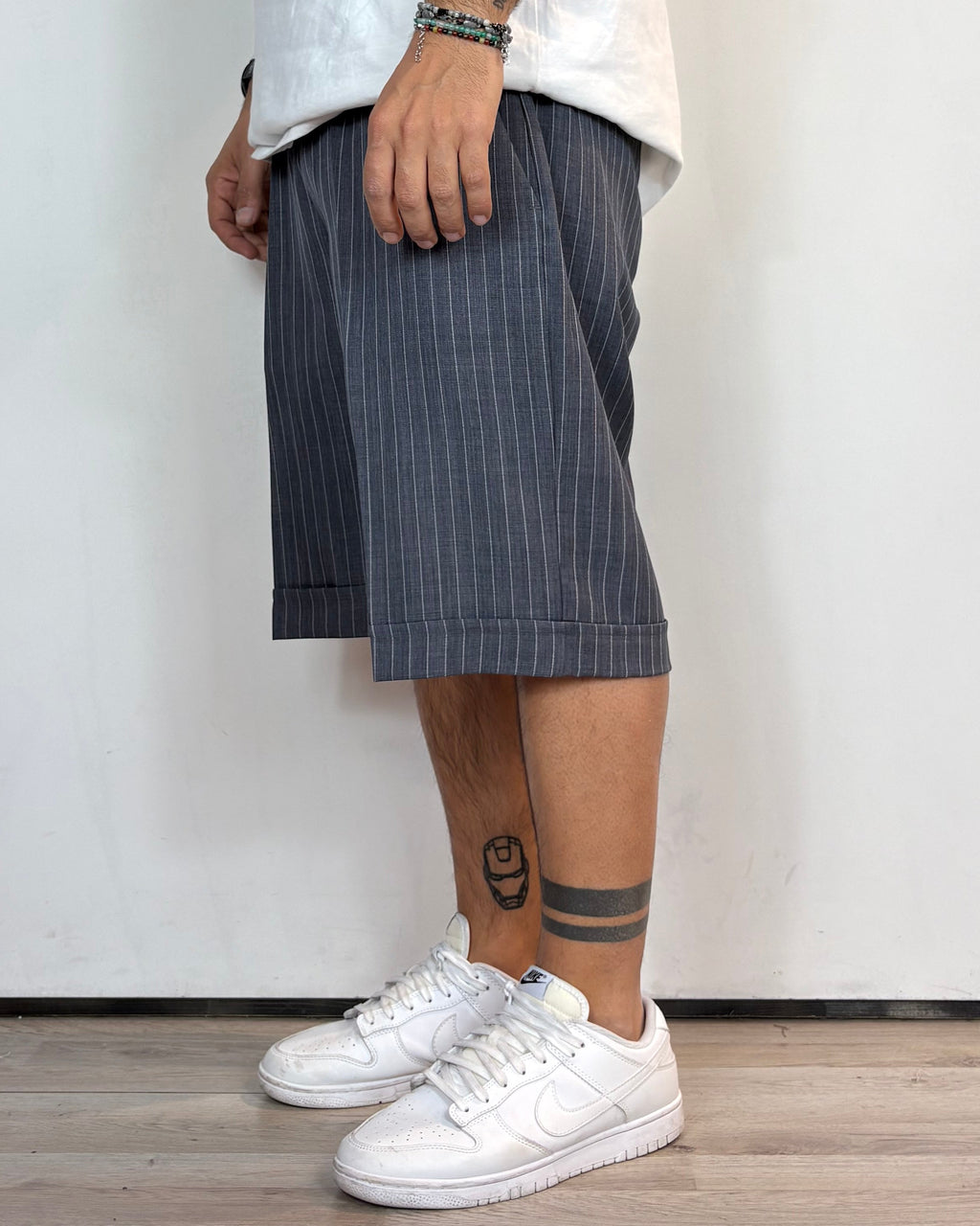 Bermuda Relaxed Gessato Over-D