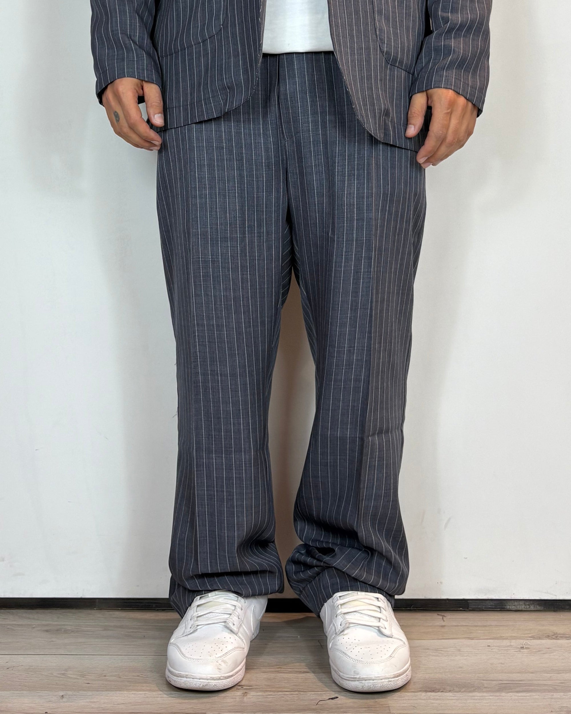Pantalone Palazzo Gessato Over-D