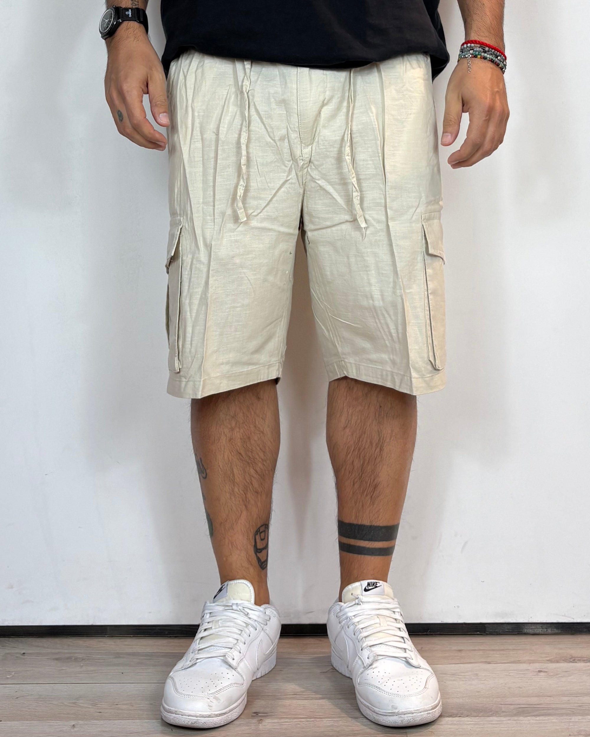 Bermuda Cargo Lino Beige Telamira