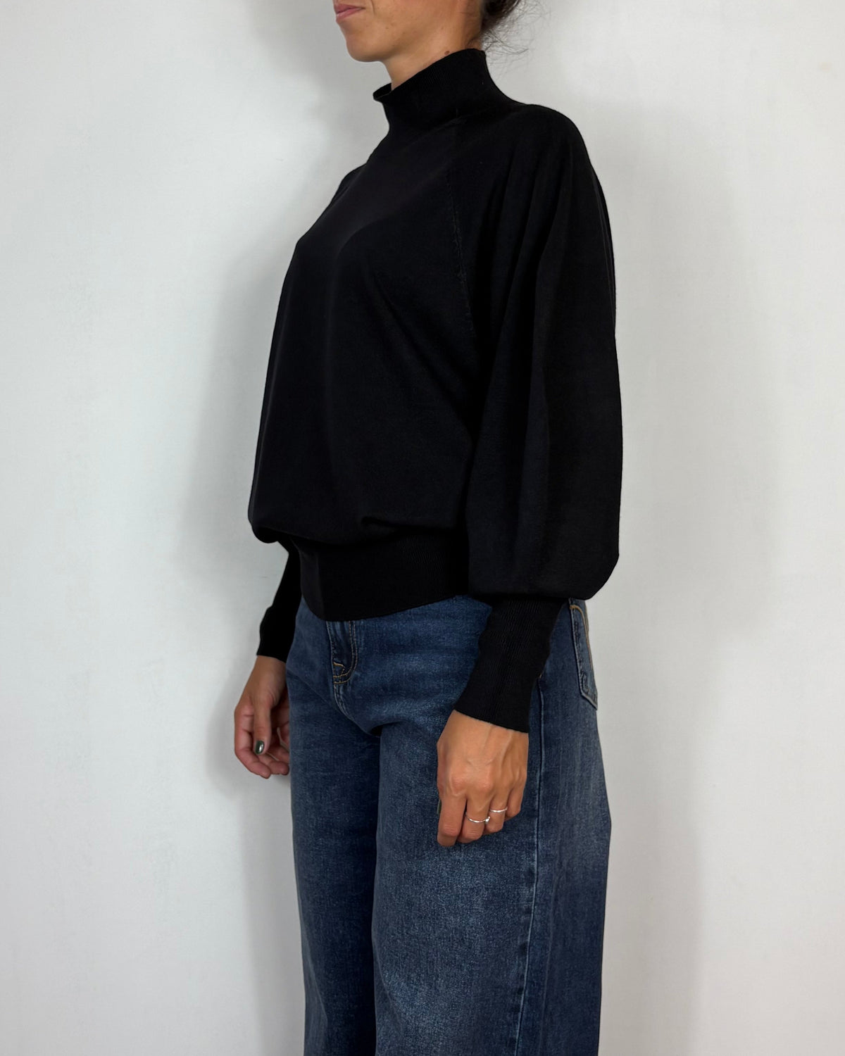 Maglia Lupetto Nero Met