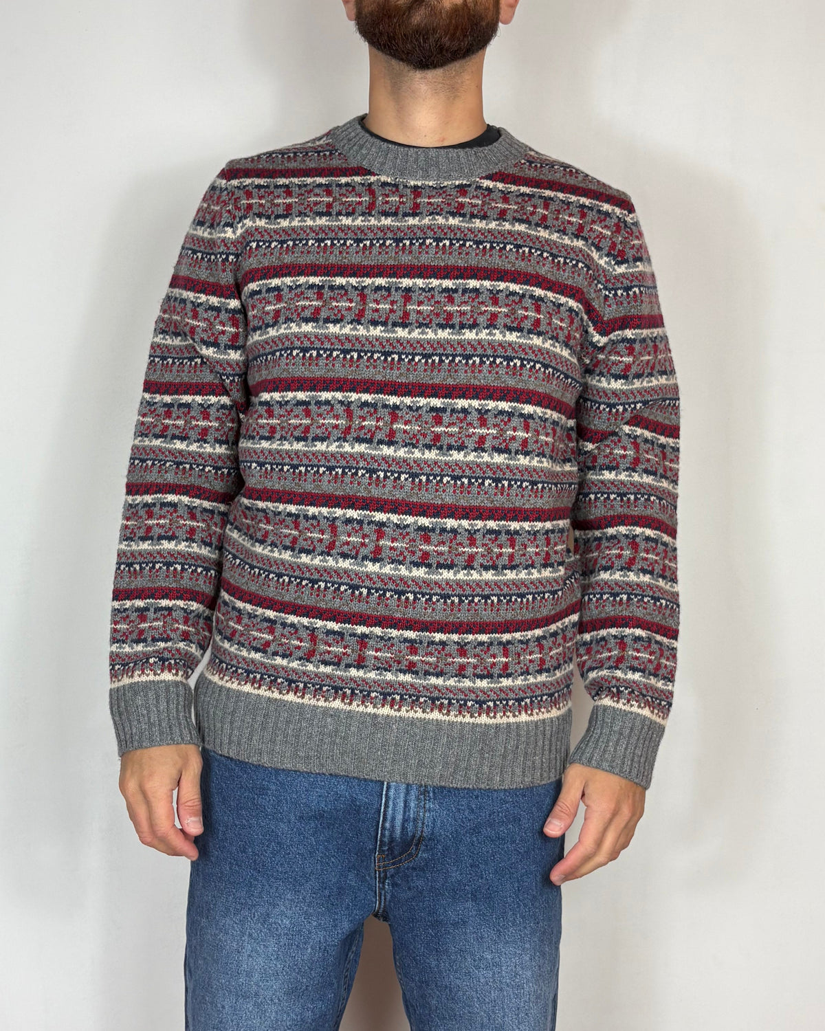 Maglia Jacquard Fantasia Boston