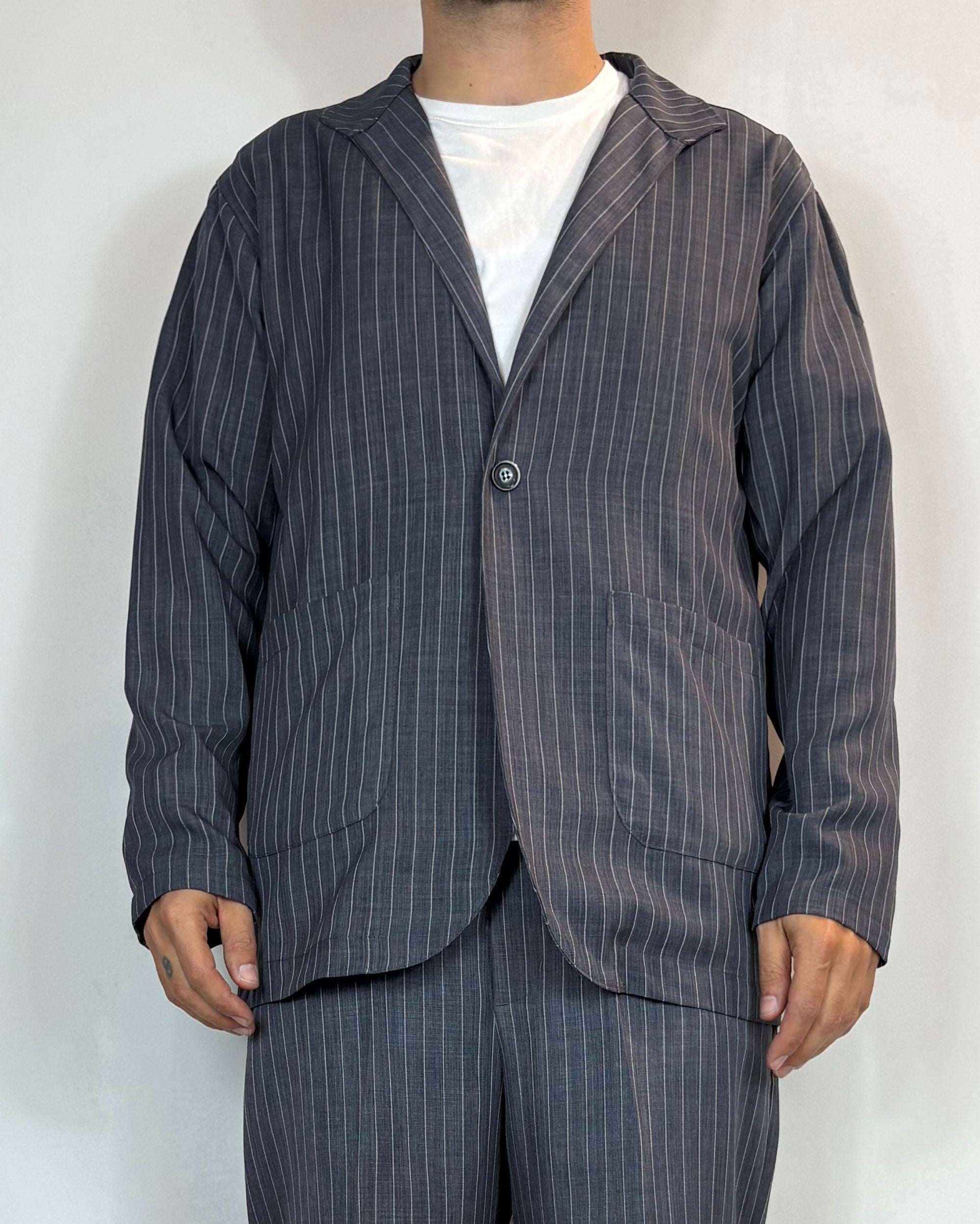 Giacca Gessata Over-D
