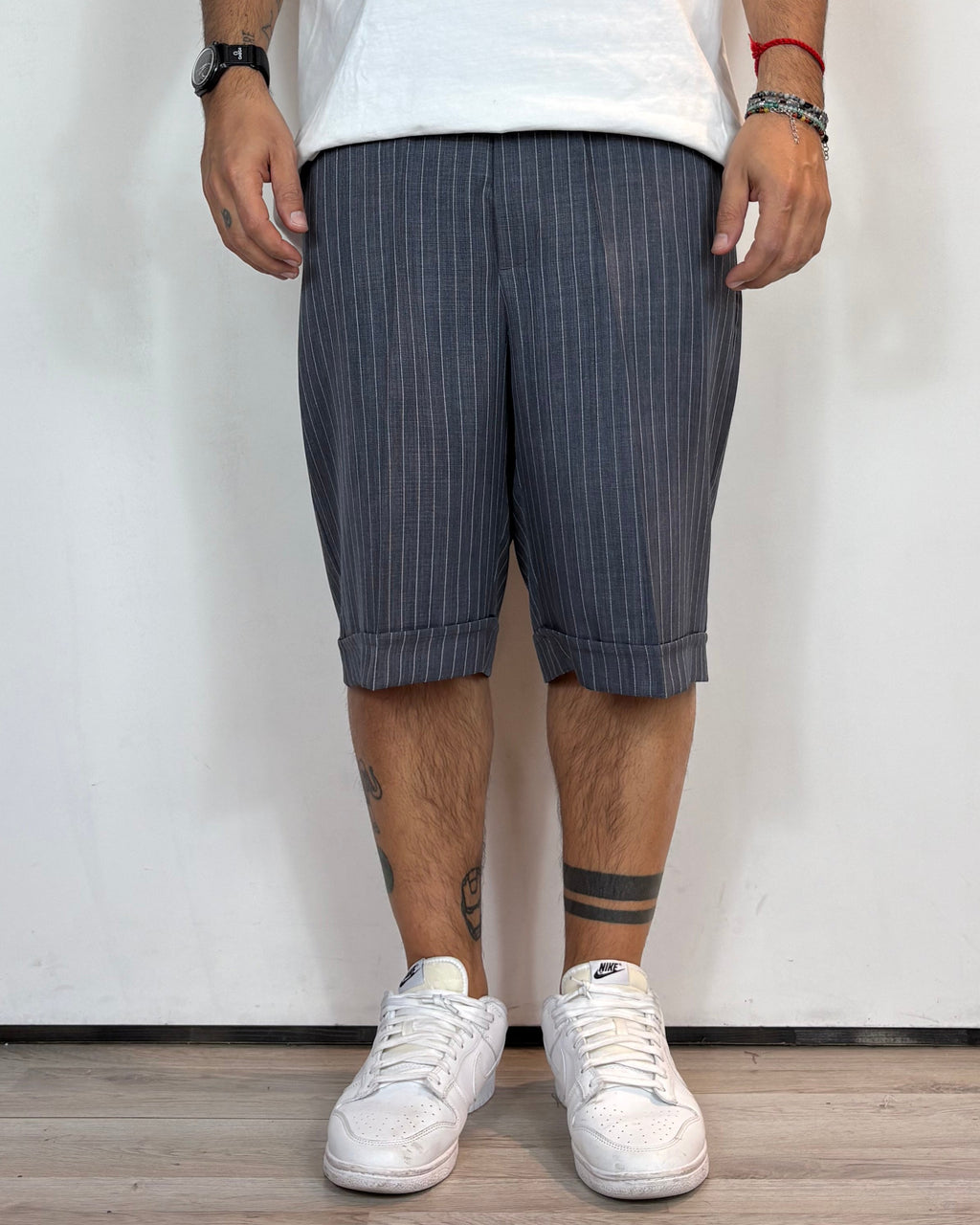 Bermuda Relaxed Gessato Over-D